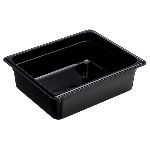 Гастроемкость 1/2 h=100 мм. 325х265 мм. 6 л. поликарб. черная Gastroplast /1/12/