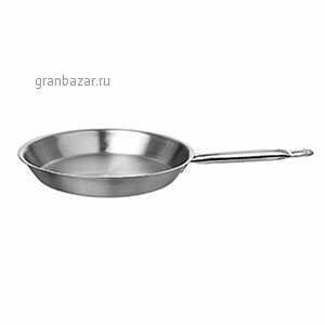 Сковорода «Перфоманс»; сталь нерж.; D=20,H=4,L=36см; металлич. MATFER 675020