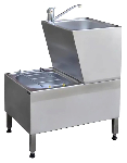 Ванна моечная моповая Restoinox ВММР-2/7,7 с рукомойником