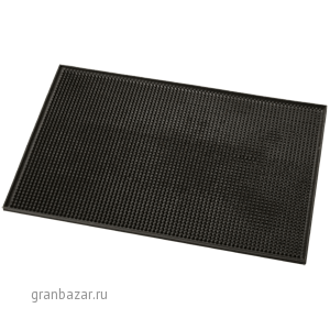 Коврик барный; резина; H=1,L=45,B=30см; черный Prohotel JW-BMQ