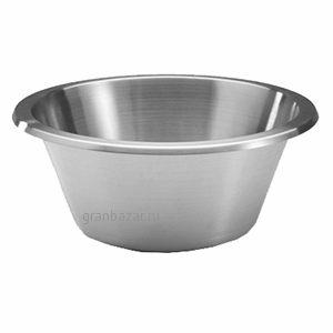 Миска; сталь нерж.; 0.96л; D=16,H=8см; металлич. MATFER 702616