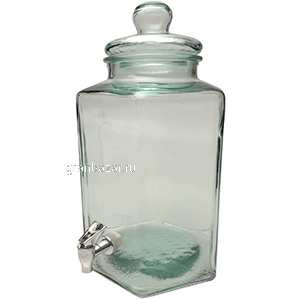 Банка-емкость с краном; стекло; 11.5л; H=45см; прозр. San Miguel 5754G20