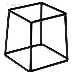 Подставка д/фуршетн.блюд; металл; H=18,L=18,B=18см APS 33252