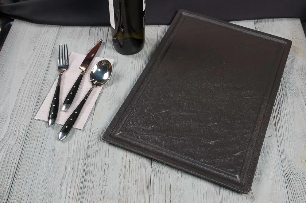 Блюдо для стейка Black Star 420х280х16 мм фарфор P.L. Proff Cuisine