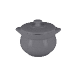 Горшочек с крышкой RAK Porcelain ChefsFusion Stone d 106 мм, 450 мл CFST10GY