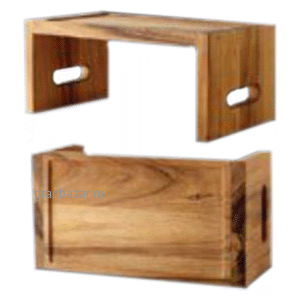 Поднос-ступенька сервиров.; дерево; H=13,L=31,B=16см Steelite 6516 T350
