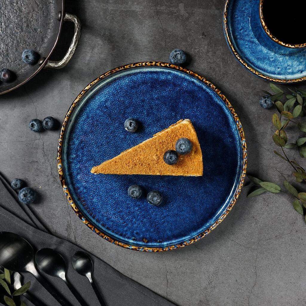 Тарелка Aqua Blue с бортом d 205 мм h26 мм P.L. Proff Cuisine [6] ZA0302-8.25A