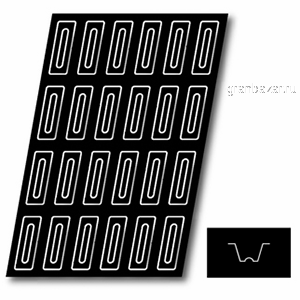 Форма конд.60*40см,12*4см h=2.5 24шт. Paderno 47740124