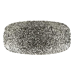 Блюдо прямоугольное CHEFS без борта Studio Prints Raku 298х153мм Quartz Black Churchill RKBQXO111