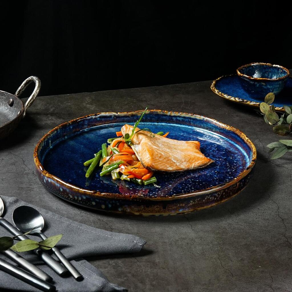Тарелка Aqua Blue с бортом d 265 мм h30 мм P.L. Proff Cuisine [6] ZA0302-10-A
