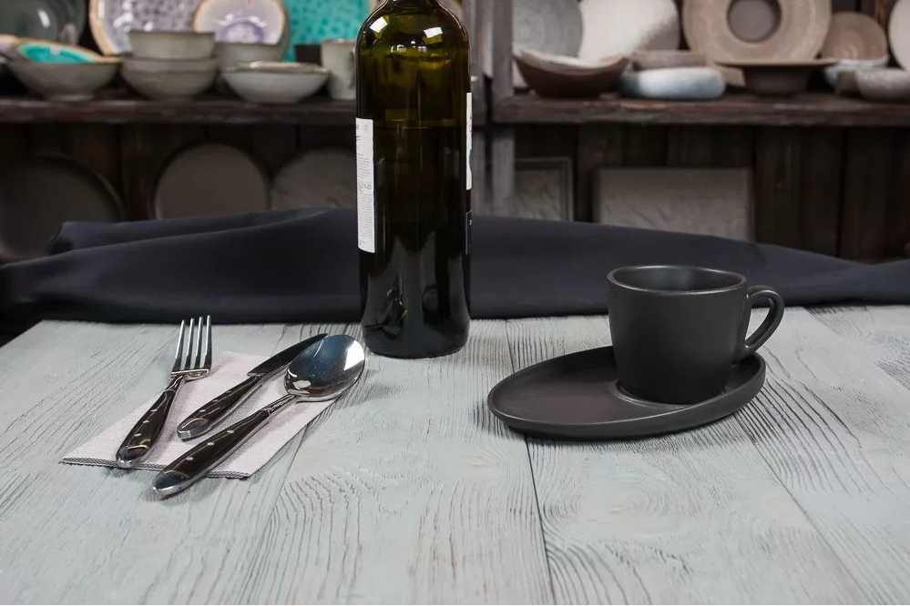 Кофейная пара Black Star Cappuccino 175 мл фарфор P.L. Proff Cuisine