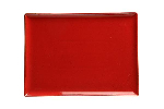 Блюдо прямоугольное RED фарфор, 350х260 мм, h 17 мм, красный Seasons Porland 358835 красный