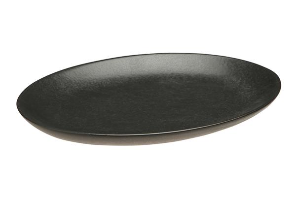 Блюдо овальное BLACK фарфор, 310х240 мм, h 31 мм, черный Seasons Porland 112131 черный