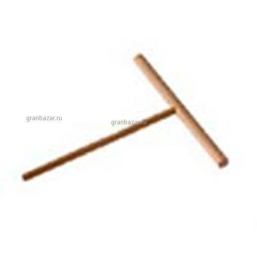 Приспособление для выпекания блинов (т-образное) 18х18см, дерево Paderno 42900-15