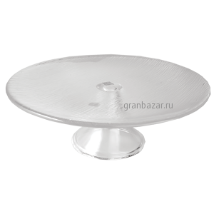 Подставка д/торта «Клиа»; стекло; D=27,H=9.5см; прозр. Vetreria Lux 7253