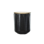 Емкость DAKOTA BLACK с деревянной крышкой 1л d 110 x h 140 мм Cosy&Trendy 4392214