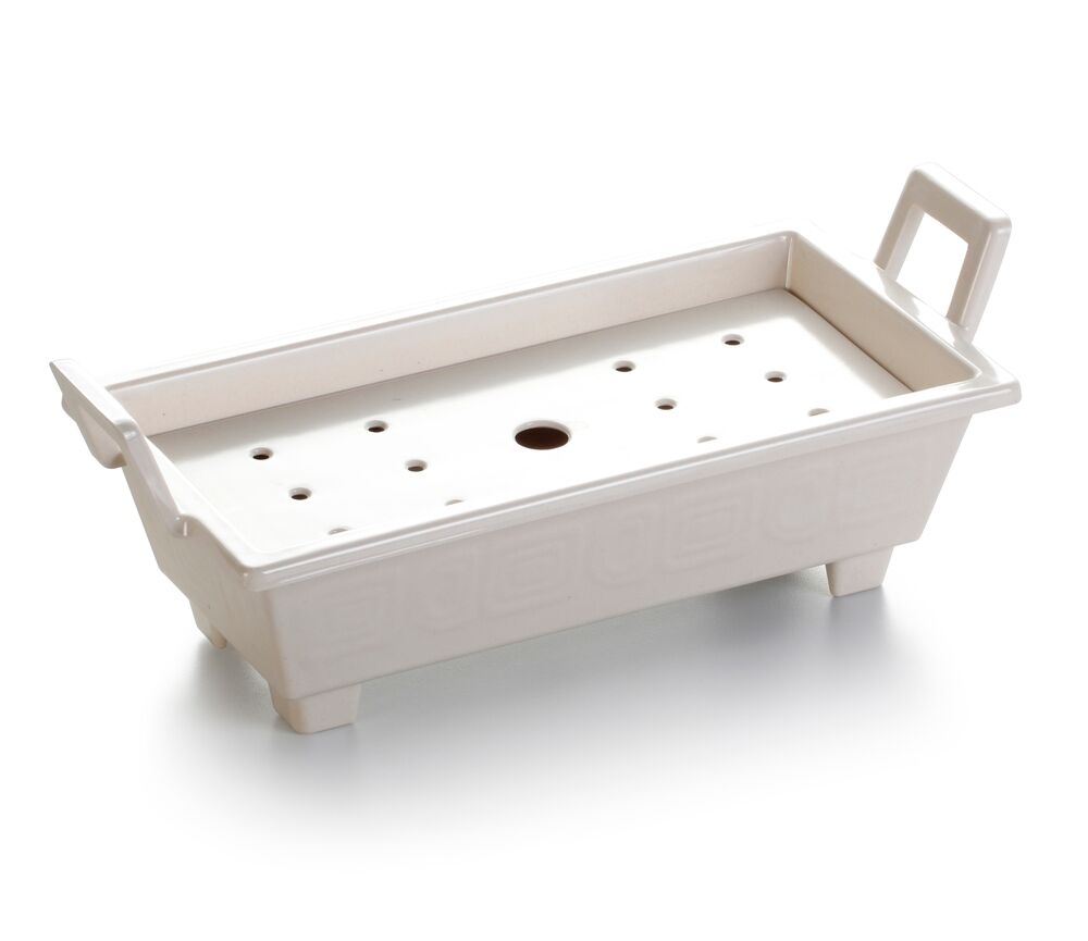 Блюдо поднос меламиновый белый 406х186х143 мм P.L. Proff Cuisine J449995TZ-GC