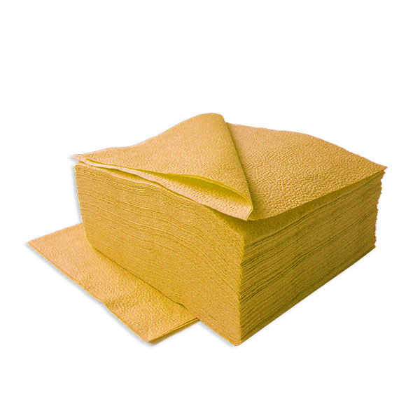Салфетки 1-сл. 330x330 мм[400шт]; желт. Torus 610800