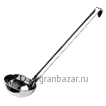 Половник «Проотель» сталь нерж.; 1500мл; D=18,H=18,L=56см; металлич. Prohotel LOPP18