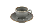 Чашка DARK GREY фарфор, 90 мл, d 65 мм, h 53 мм, серый Seasons Porland 312109 темно-серый