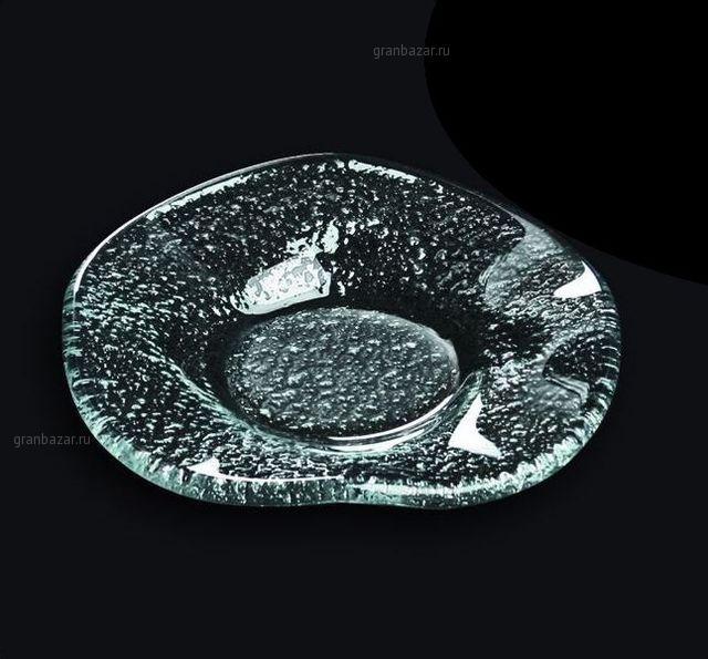 Тарелка d=120 мм прозр. стекло Glassware 3D /24/ 1300-1075-94-003