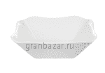 Салатник квадратный «Голубка» фарфор; 0.72л; H=5,L=18,B=18см ДФЗ 6C0052