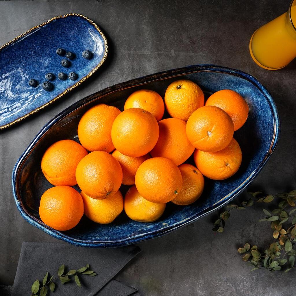Блюдо Aqua Blue Style Buffet овальное 510х290 мм h120 мм 5,5 л P.L. Proff Cuisine [1] ZA0602-20-A