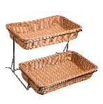 Стойка для выкладки металлическая + 2 корзины  (53x31x10см), P.L. Proff Cuisine