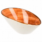 Салатник Fusion Brown Shore 200 мл, 160х115 мм фарфор P.L. Proff Cuisine