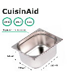 Гастроемкость CuisinAid 1/2 h=150 нерж. 325х265х150 CD-812-6 /20