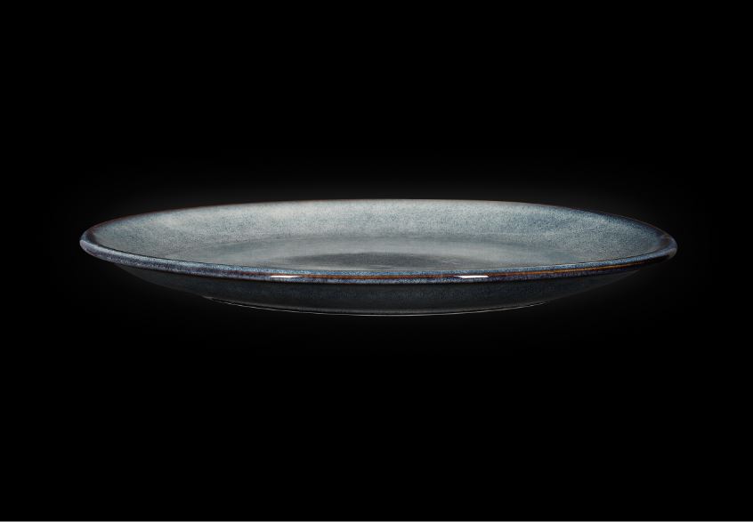 Тарелка мелкая Corone Celeste d=230 мм синий фарфор