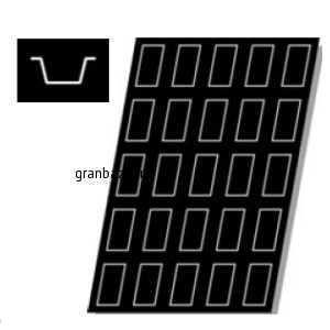 Форма конд. «Прямоугольник»; силикон; H=2.5,L=59/9.2,B=38.5см; черный Paderno 47740-24