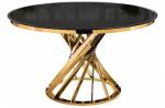 Стол Twist gold / black