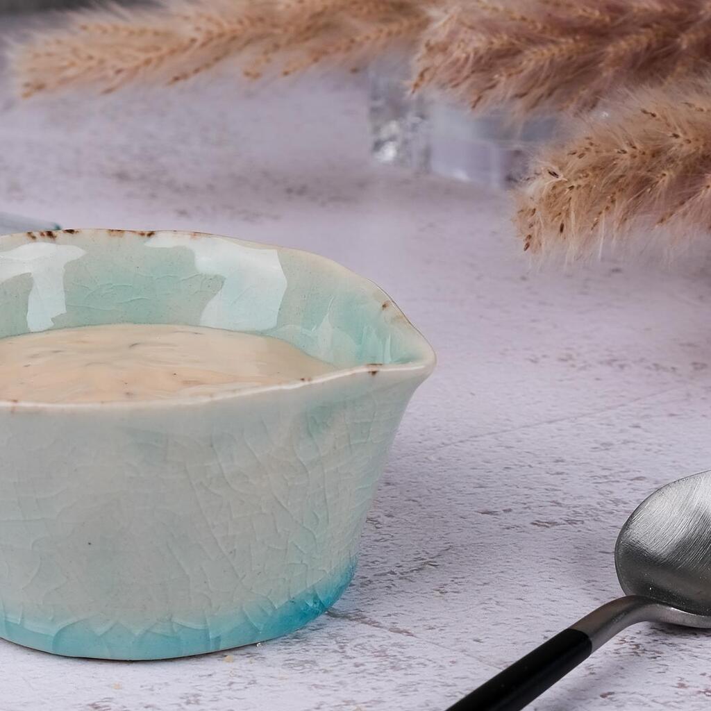Соусник молочник Sea Blue Frutti di Mare 90 мл d 75/55 мм h40 мм P.L. Proff Cuisine QB23165001 [1]