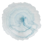 Блюдо круглое Blue Sunset d 330 мм h 20 мм матовое стекло P.L. Proff Cuisine [6] 1Q2356-6106SX