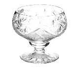 Ваза д/сервировки стола; хрусталь; D=12, 5, H=12, 5см; прозр. Неман 9396