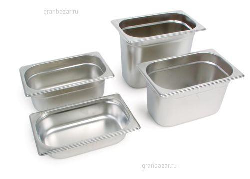 Гастроемкость 1/4 h=20 (1/4x1,0) нерж. MGSteel /24/ 114020MG