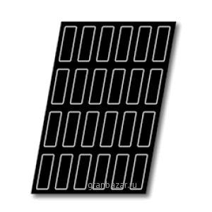 Форма конд. «Прямоуг.» (12шт); H=25,L=120,B=40мм MATFER 336416