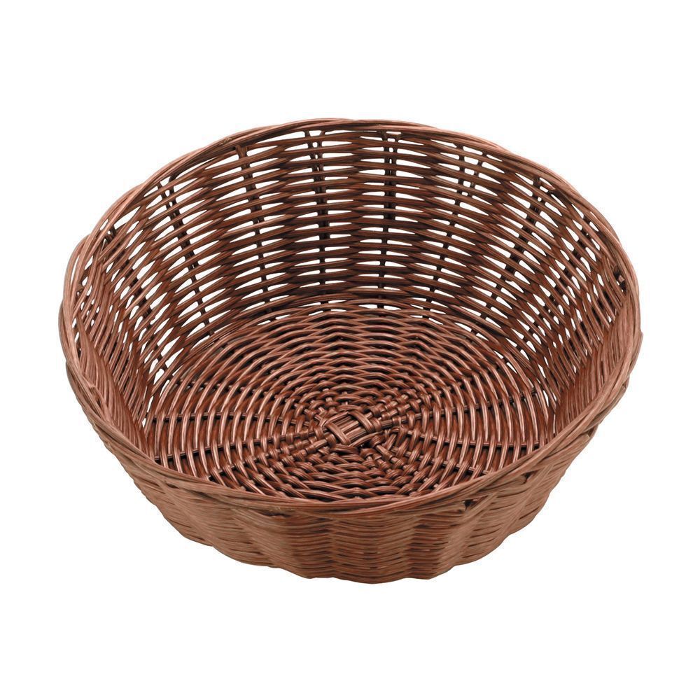 Хлебница плетеная 200 мм, h 70 мм, коричневая, ротанг, P.L. Proff Cuisine C03002V