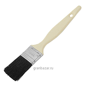Кисточка кондит.; L=70мм; белый,черный Paderno 47643-70