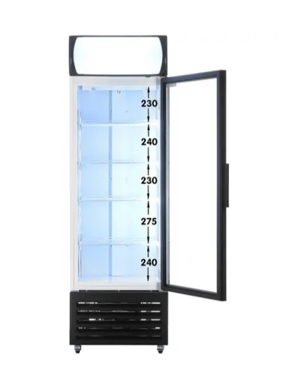 Холодильная витрина Nordfrost RSC 400 GB черный