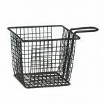 Корзина для подачи 130х130х100 мм черная металл P.L. Proff Cuisine