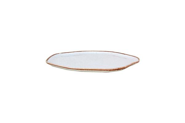 Тарелка с волнообразным краем BEIGE фарфор 270 мм цвет бежевый Seasons Porland 186427 бежевый