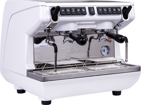 Кофемашина-автомат Nuova Simonelli Appia Life Compact 2Gr V 220V white+economizer+high groups