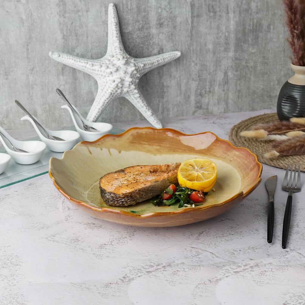 Салатник Light Brown Frutti di Mare 1275 мл d 291 мм h56 мм P.L. Proff Cuisine B240061229-2406A