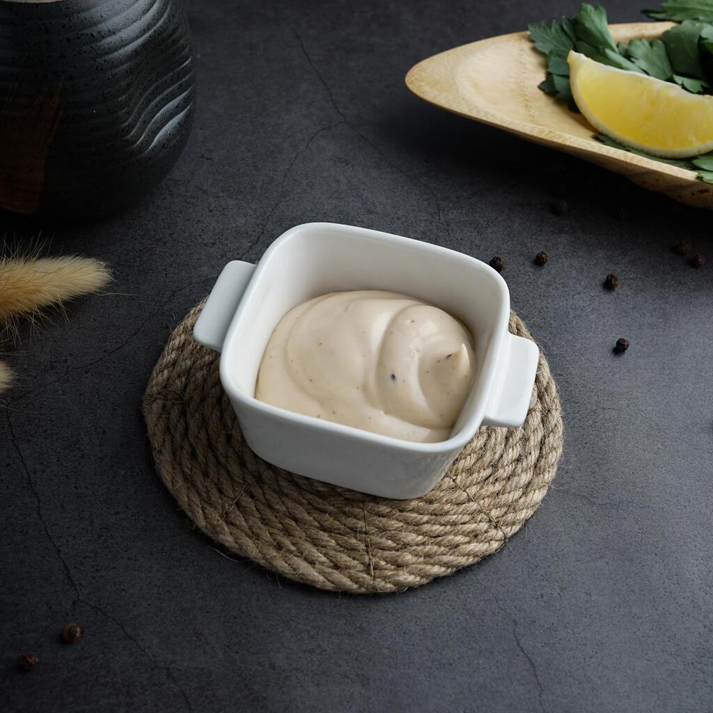 Соусник с ручками Mini Mix 60 мл 70х70х33 мм белый P.L. Proff Cuisine WM244900