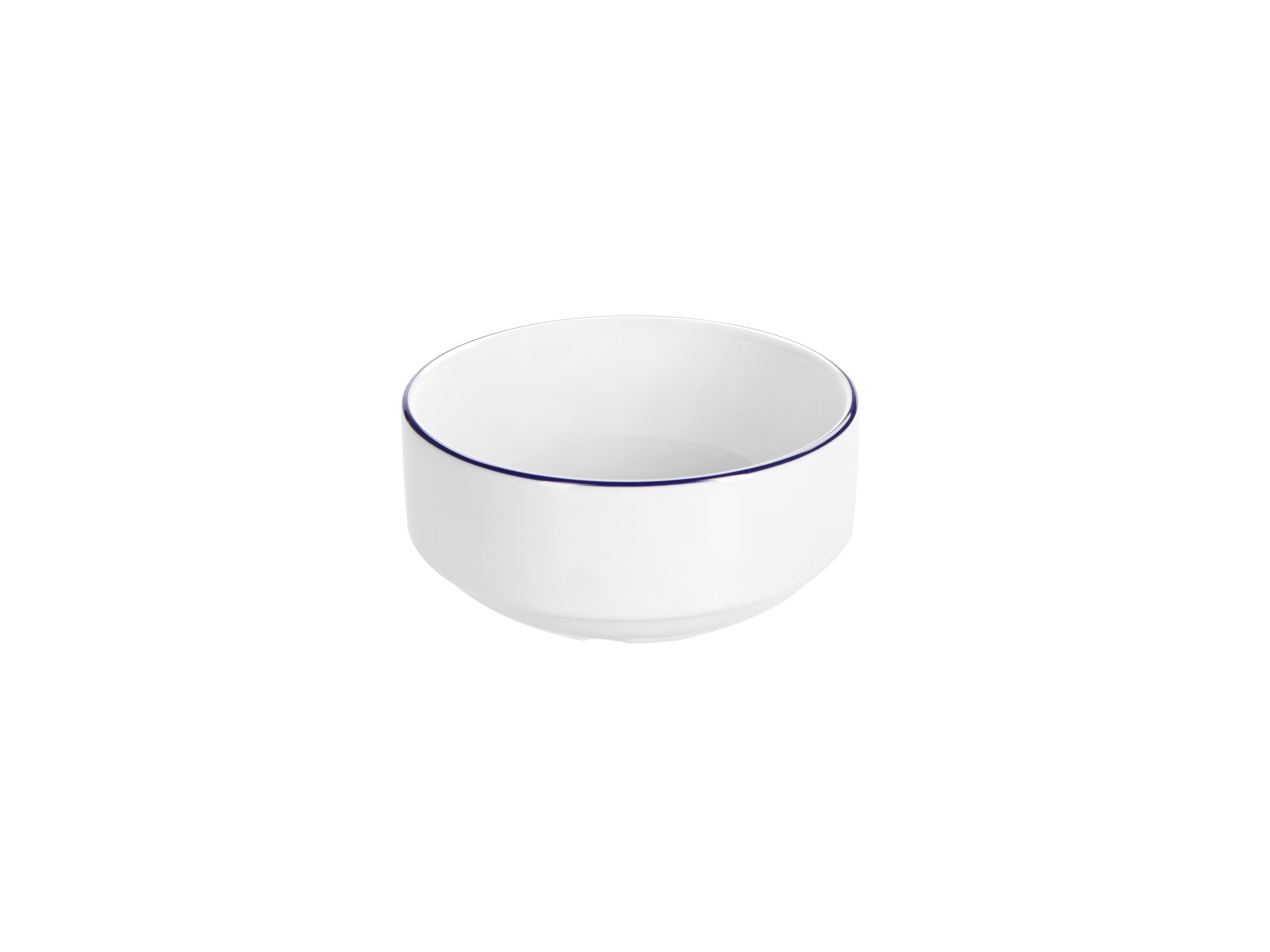 Салатник Vaso Piccolo 110 мм, кант синий, Porland DS20