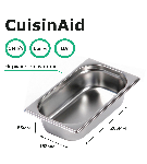 Гастроемкость CuisinAid 1/4 h=65 нерж. 265х162х65 CD-814-2 /48