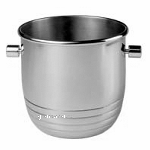 Ведро д/шампанского; сталь нерж.; 5.9л; D=22,H=20,B=22см; металлич. ILSA 01880220ICV