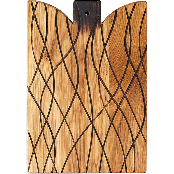 Доска для подачи; дуб; H=25,L=260,B=180мм PPwood Q214O-04N